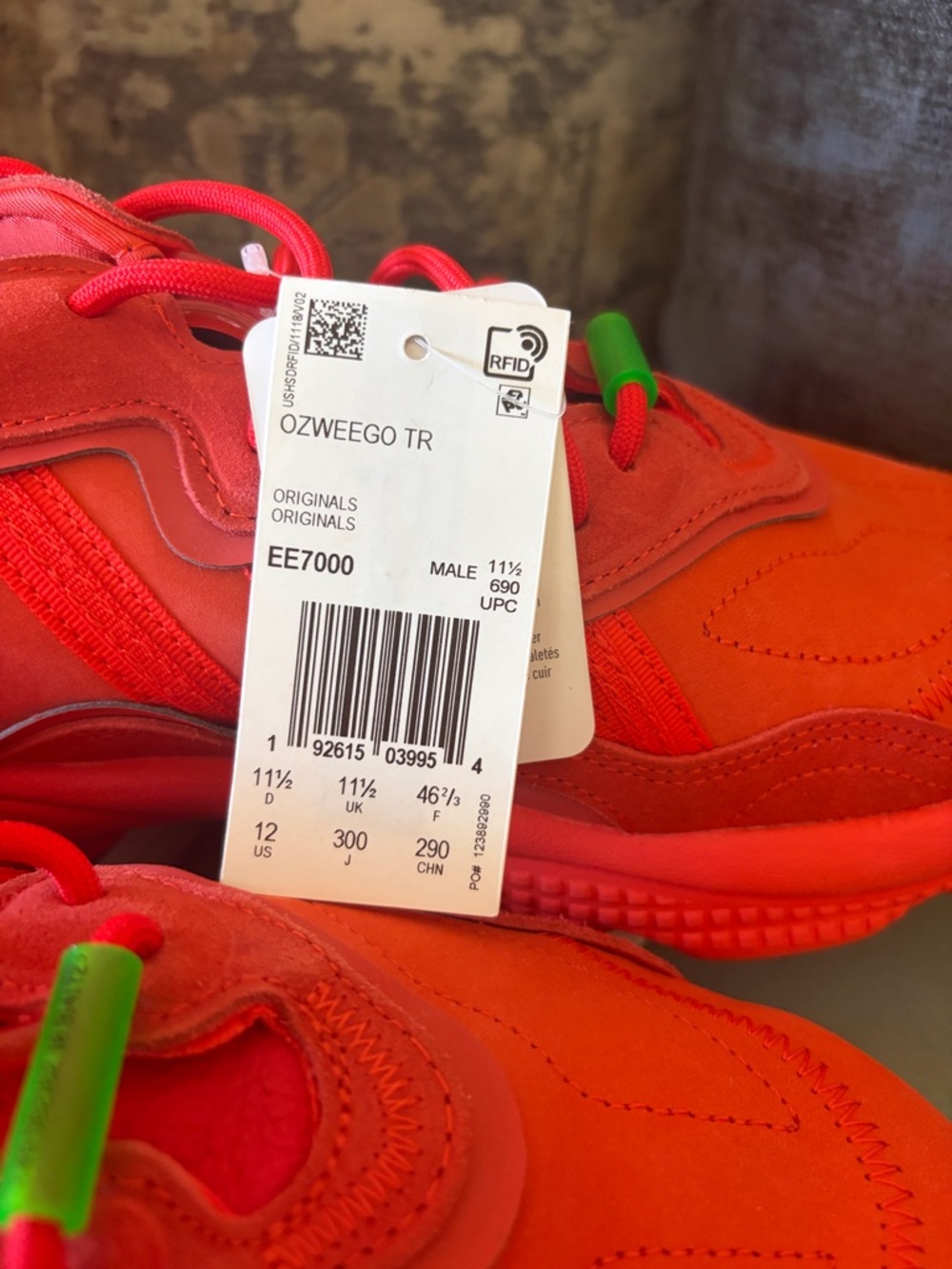 adidas Kids Ozweego TR Red Sneakers